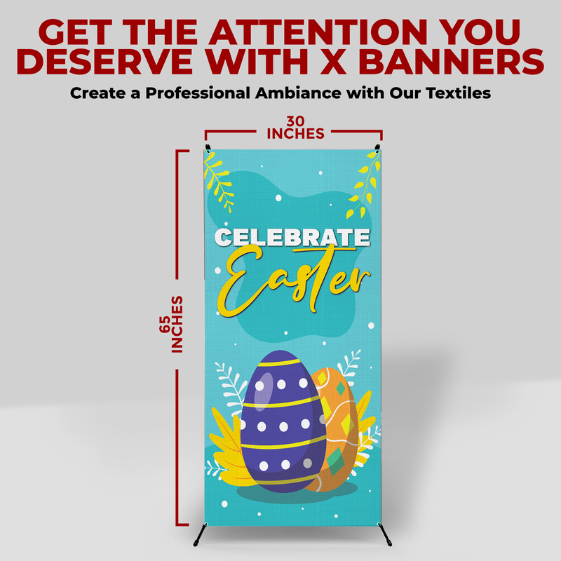 CELEBRATE EASTER X-BANNER