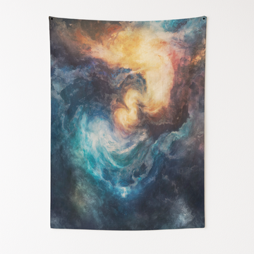 DARK MATTER FLOW WALL TAPESTRY