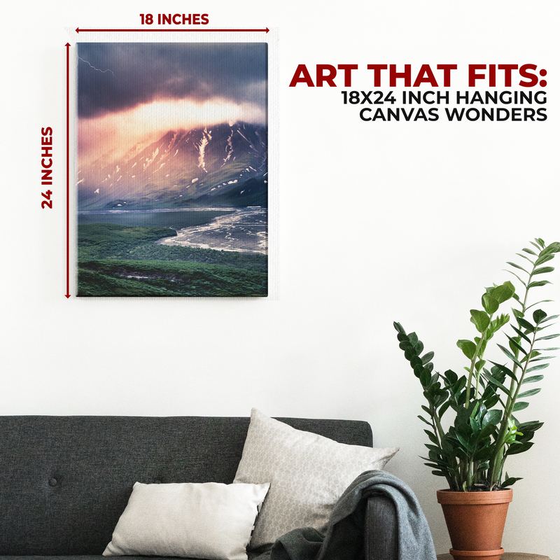 THUNDERSTORM WALL CANVAS DECOR