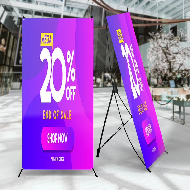 20% OFF X-BANNER