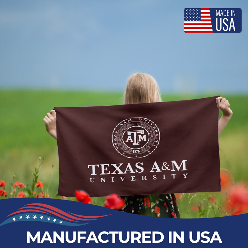 TEXAS A&M UNIVERSITY FLAG
