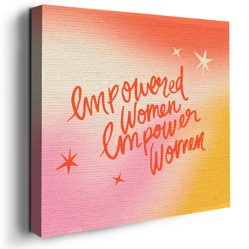 EMPOWERED WOMEN DECOR CANVAS