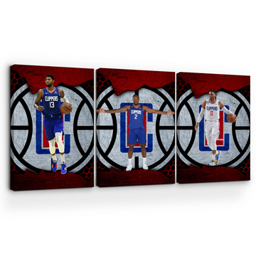 CLIPPERS PLAYERS WALL CANVAS