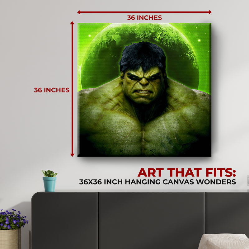 HULK WALL CANVAS DECOR