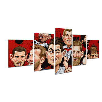 RONALDO, MESSI & MORE MVP COMIC DECOR CANVAS