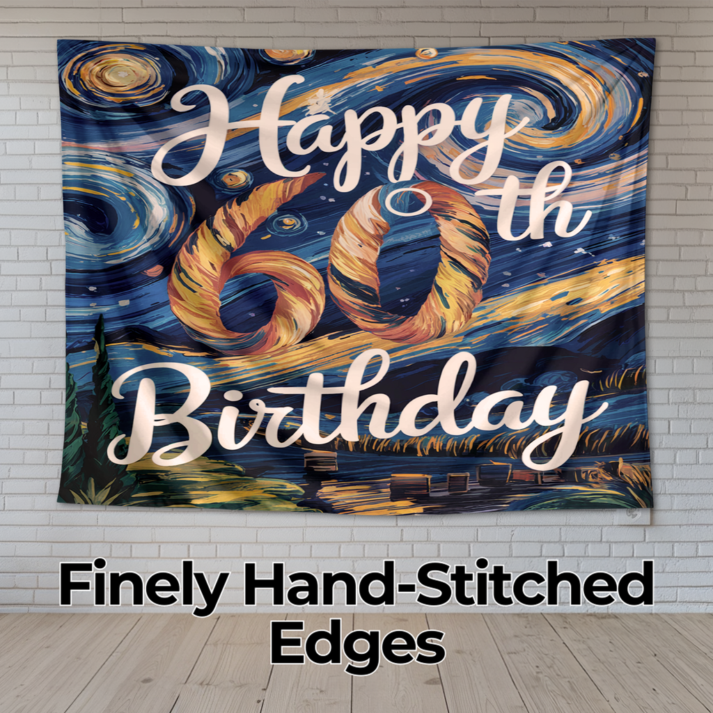 60TH BIRTHDAY WALL TAPESTRY