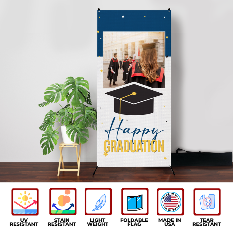 HAPPY GRADUATION X-BANNER