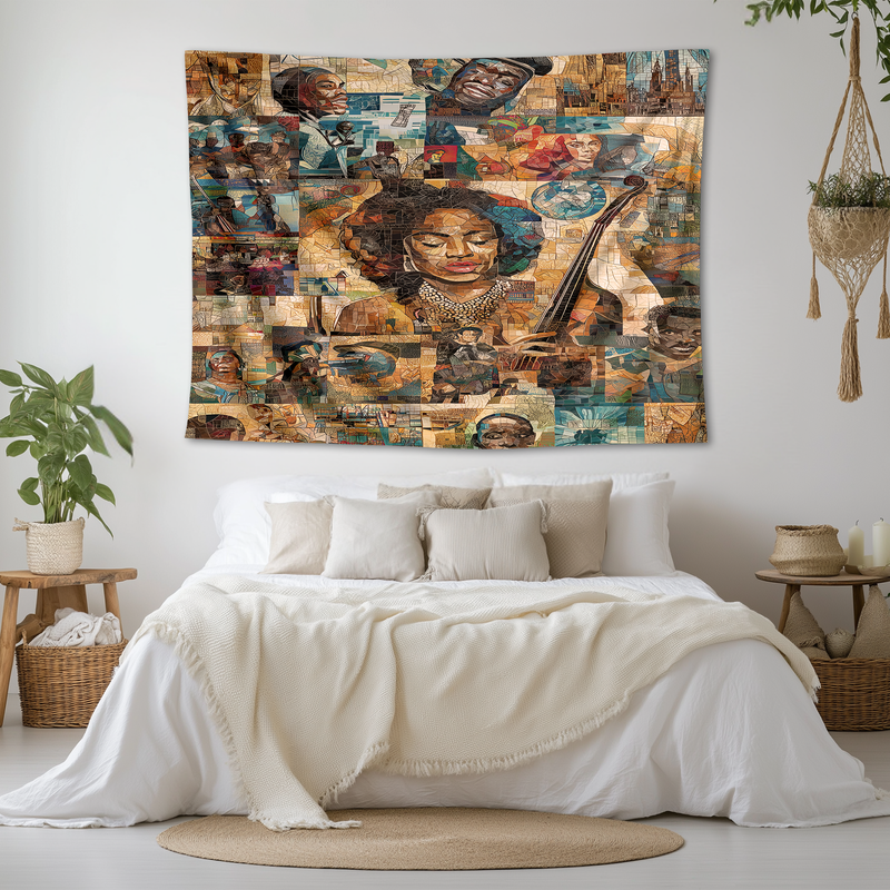 HBCU PRIDE CHRONICLES WALL TAPESTRY