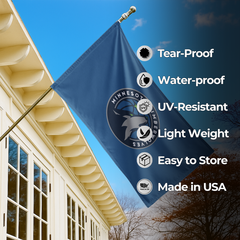 MINNESOTA TIMBERWOLVES FLAG