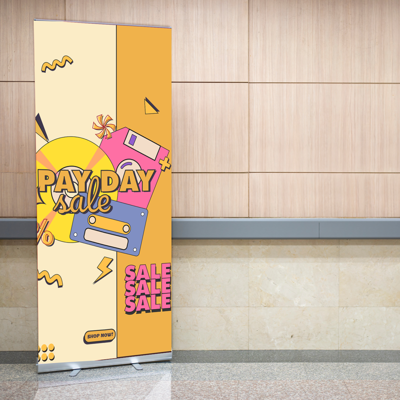 PAYDAY SALE BANNER RETRACTABLE
