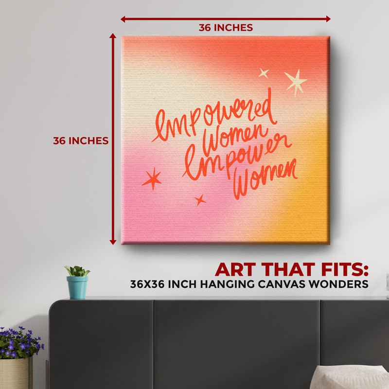 EMPOWERED WOMEN DECOR CANVAS