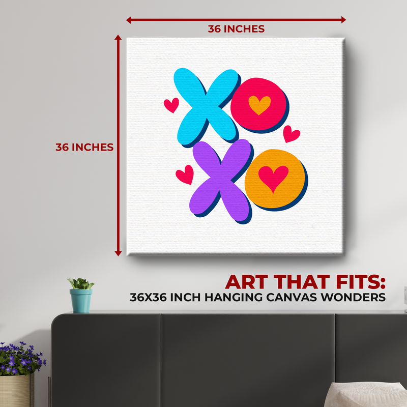 XOXO CANVAS DECOR