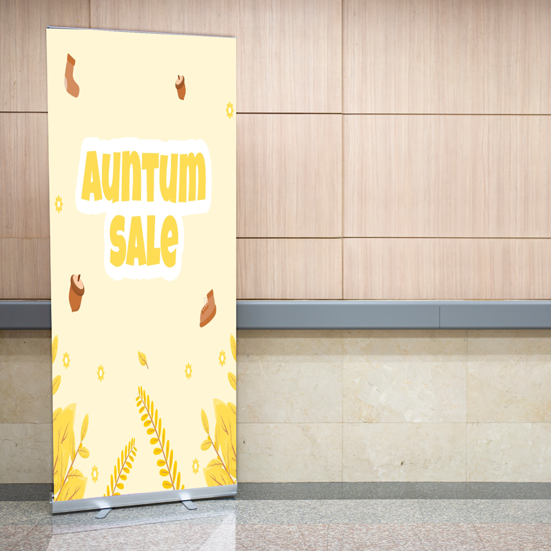 AUNTUM SALE BANNER RETRACTABLE