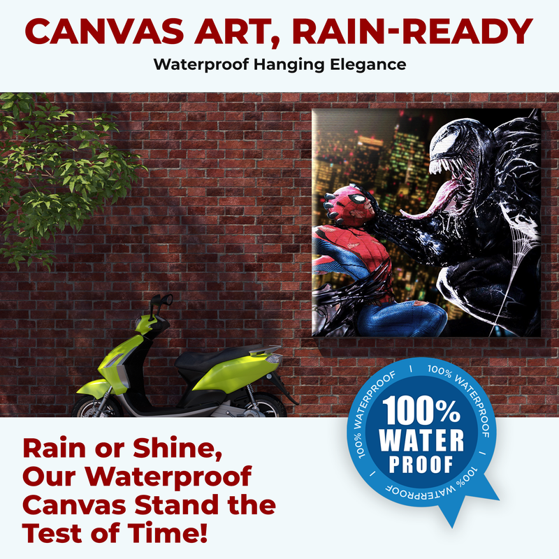 SPIDERMAN VS VENOM WALL CANVAS