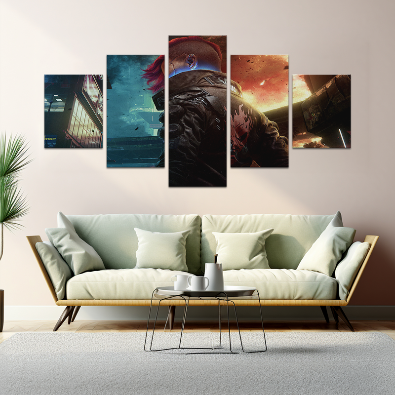 CYBER-PUNK WALL CANVAS