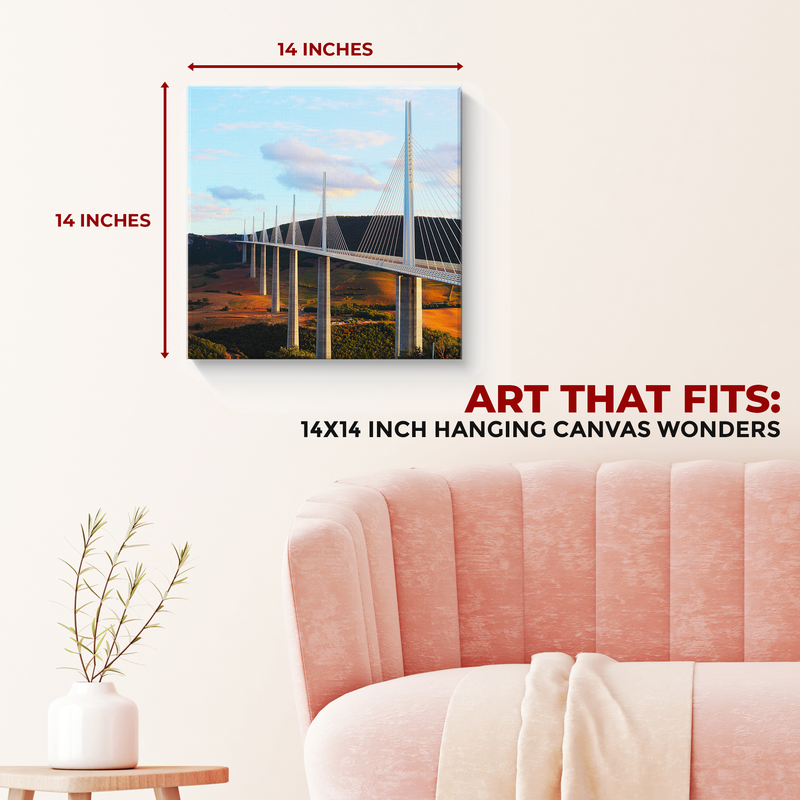 MILLAU VIADUCT BRIDGE PARIS CANVAS DECOR