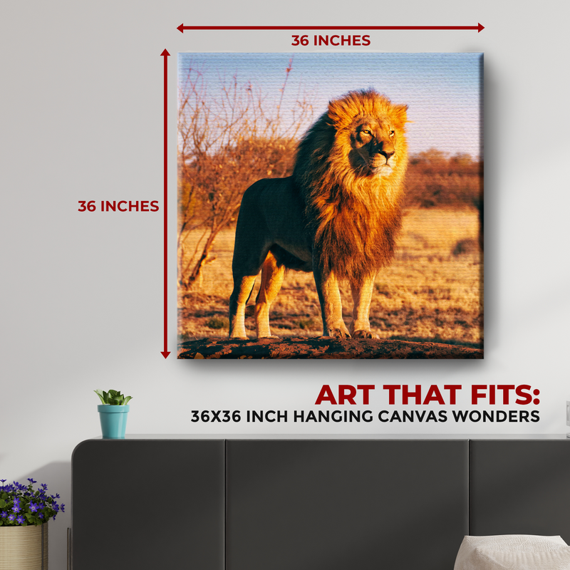 LION CANVAS DECOR