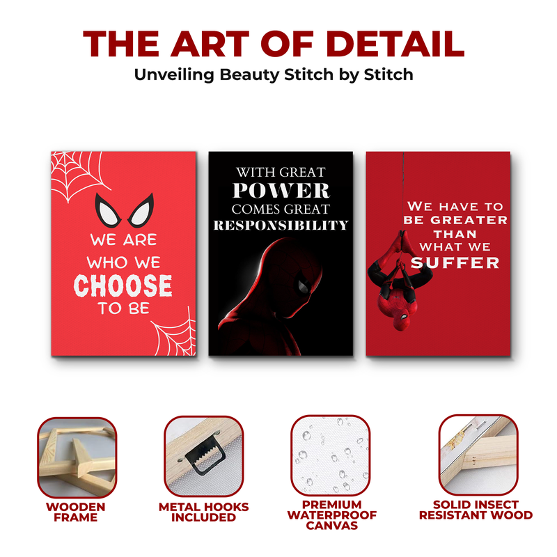 MORE THAN SPIDERMAN CANVAS DECOR