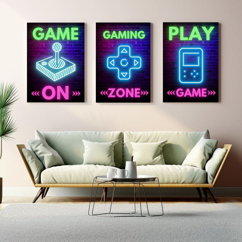 GAME ON CANVAS DECOR