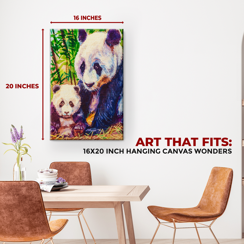 PANDAS DECOR CANVAS