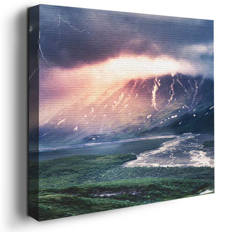 THUNDERSTORM WALL CANVAS DECOR