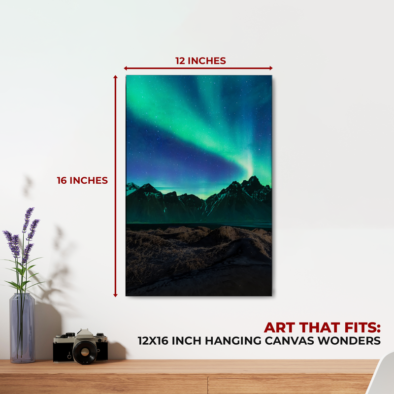 NORTHERN LIGHTS WALL CANVAS DECOR