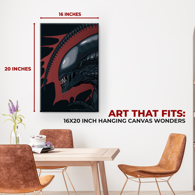 XENOMORPH WALL CANVAS DECOR