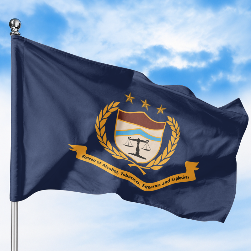 BUREAU OF A.T.F. FLAG