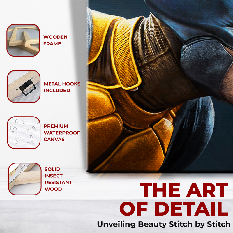 WOLVERINE WALL CANVAS DECOR