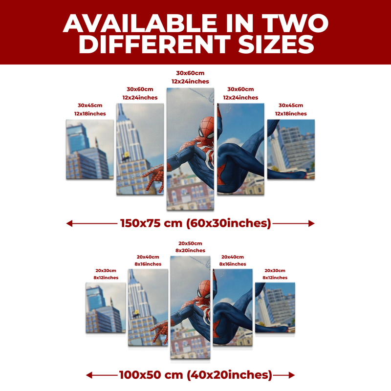 SPIDERMAN WALL CANVAS