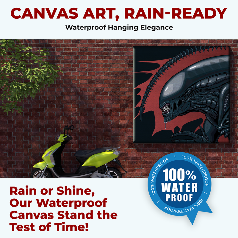 XENOMORPH WALL CANVAS DECOR