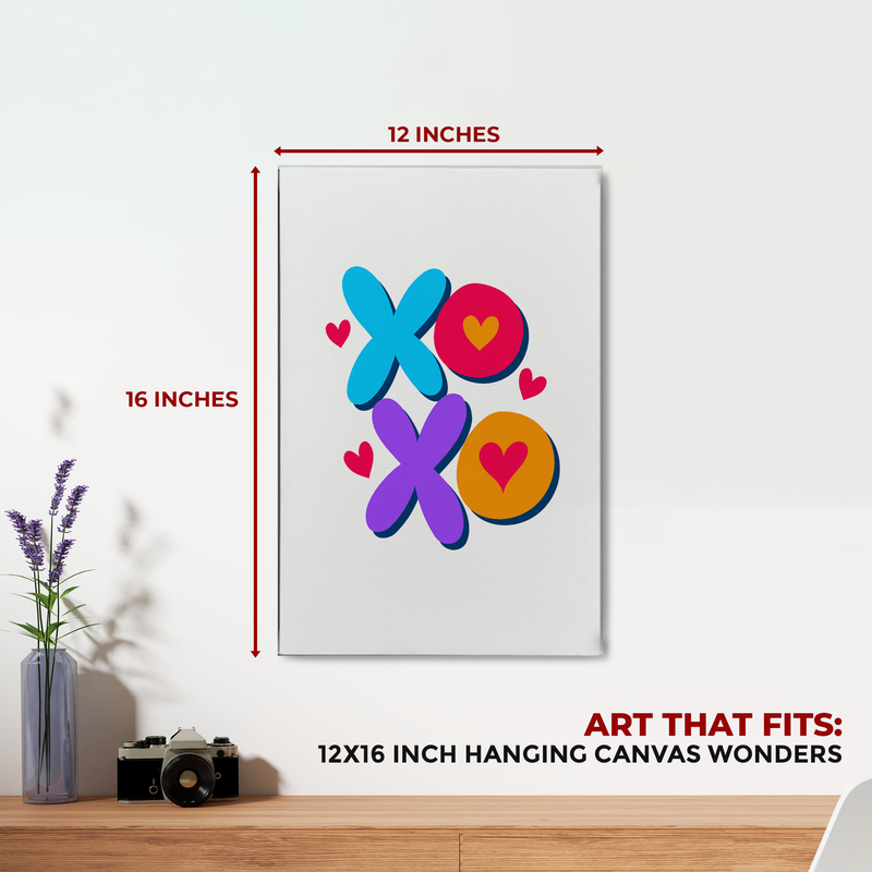 XOXO CANVAS DECOR