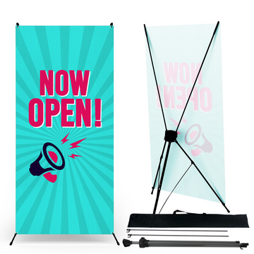 NOW OPEN X-BANNER