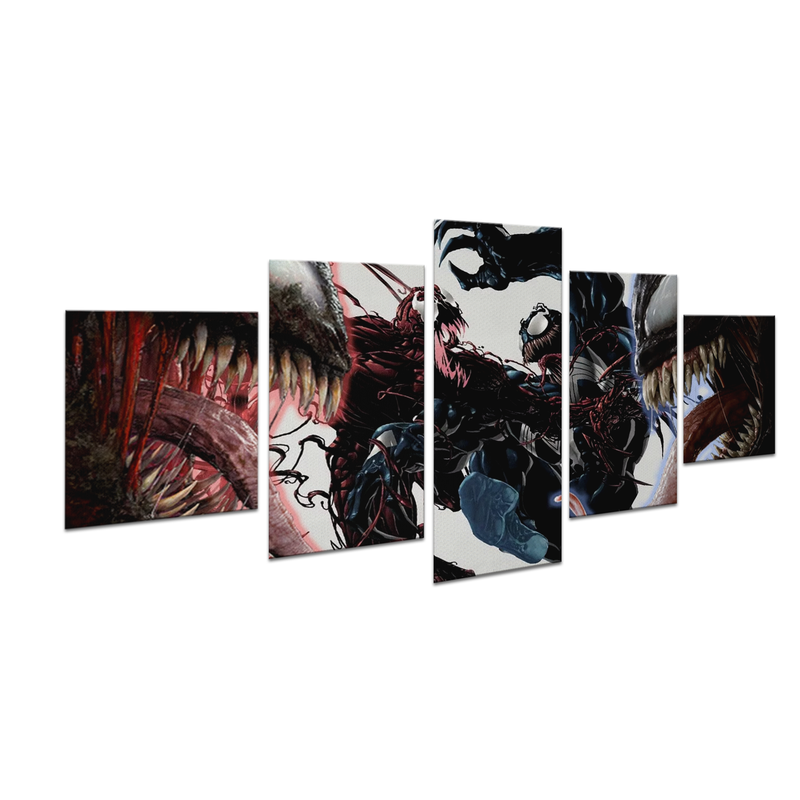 CARNAGE VS VENOM CANVAS DECOR