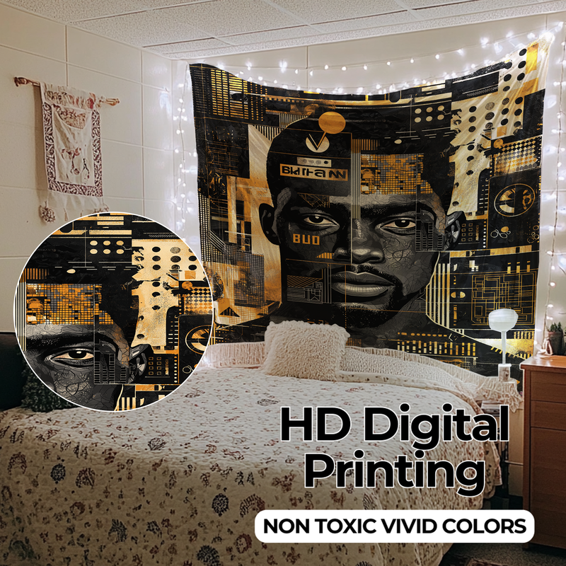 BLACK EXCELLENCE LEGACY WALL TAPESTRY