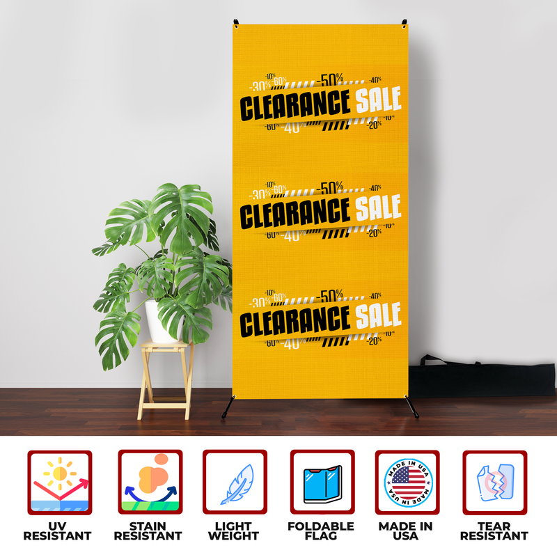 CLEARANCE SALE X-BANNER
