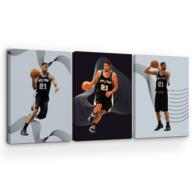 DUNCAN/ SPURS WALL CANVAS