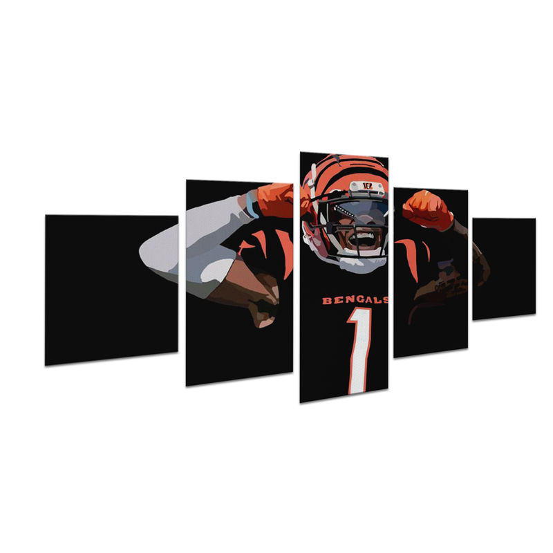 JA'MARR CHASE & BENGALS CANVAS
