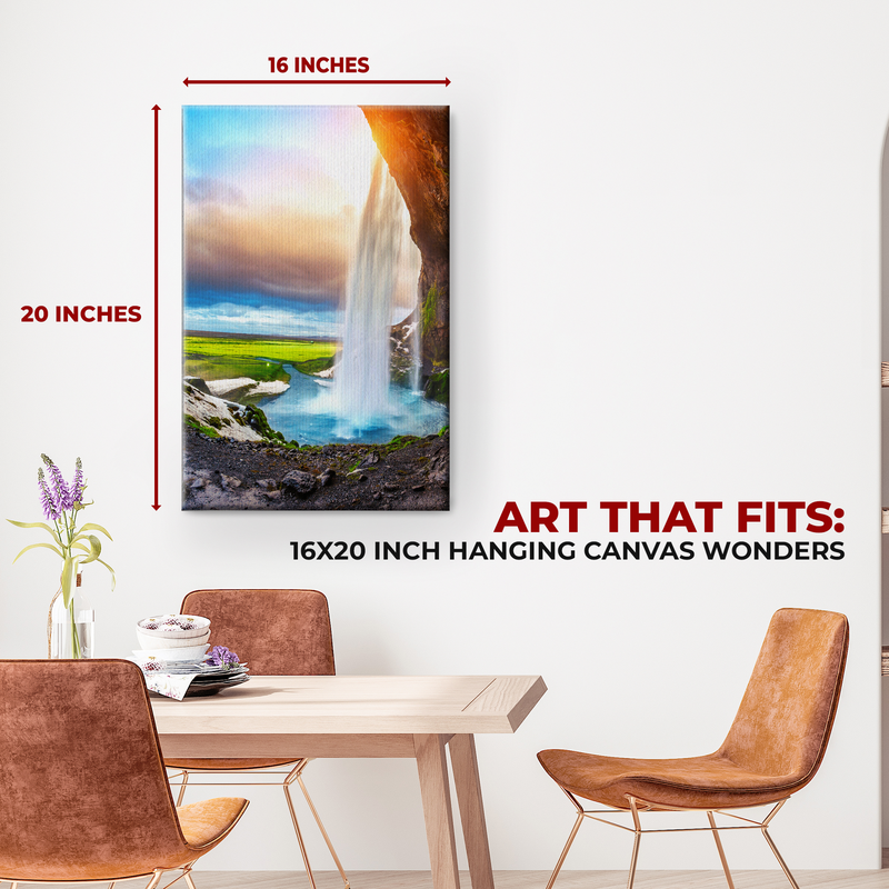 WATERFALL WALL CANVAS DECOR