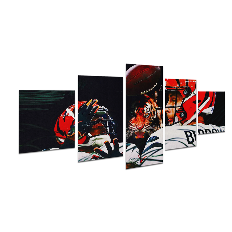 JA'MARR CHASE & JOE BURROW CANVAS