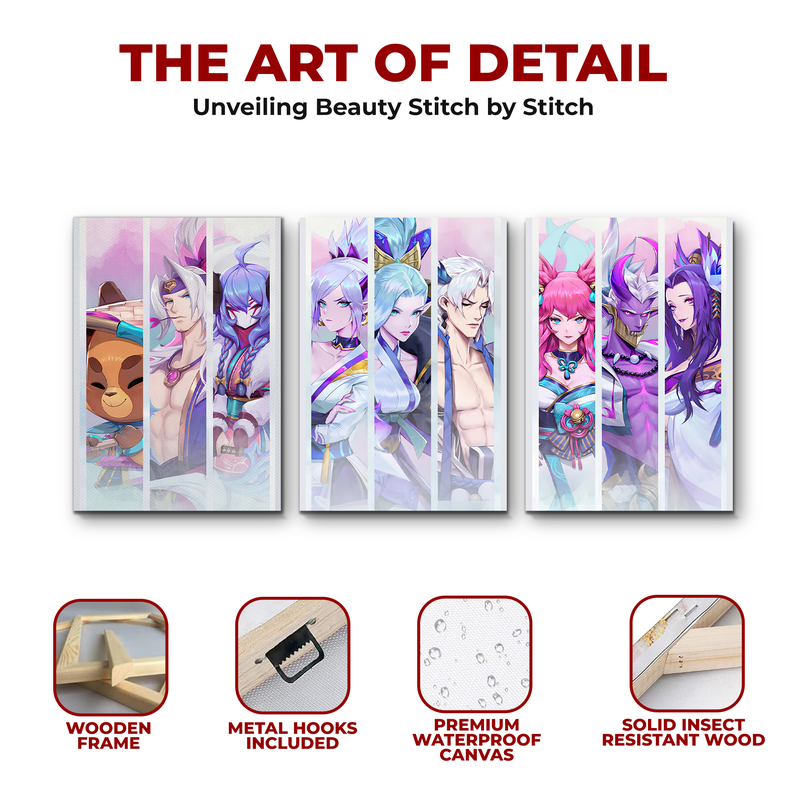 LEAGUE OF LEGENDS CANVAS DECOR