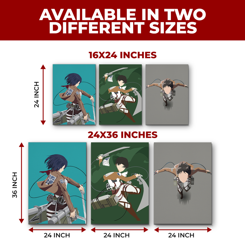 ATTACK ON TITAN WALL CANVAS