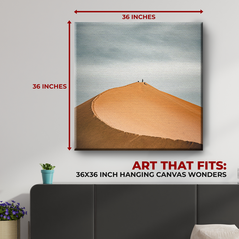 SAND DUNE WALL CANVAS DECOR