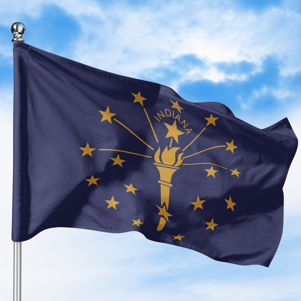 INDIANA STATE FLAG