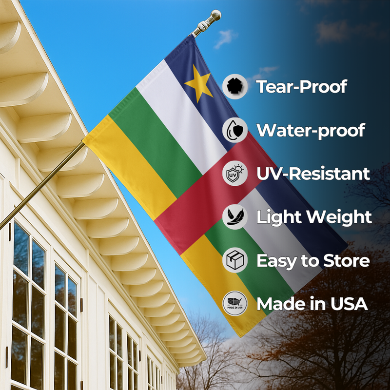 CENTRAL AFRICAN REPUBLIC FLAG