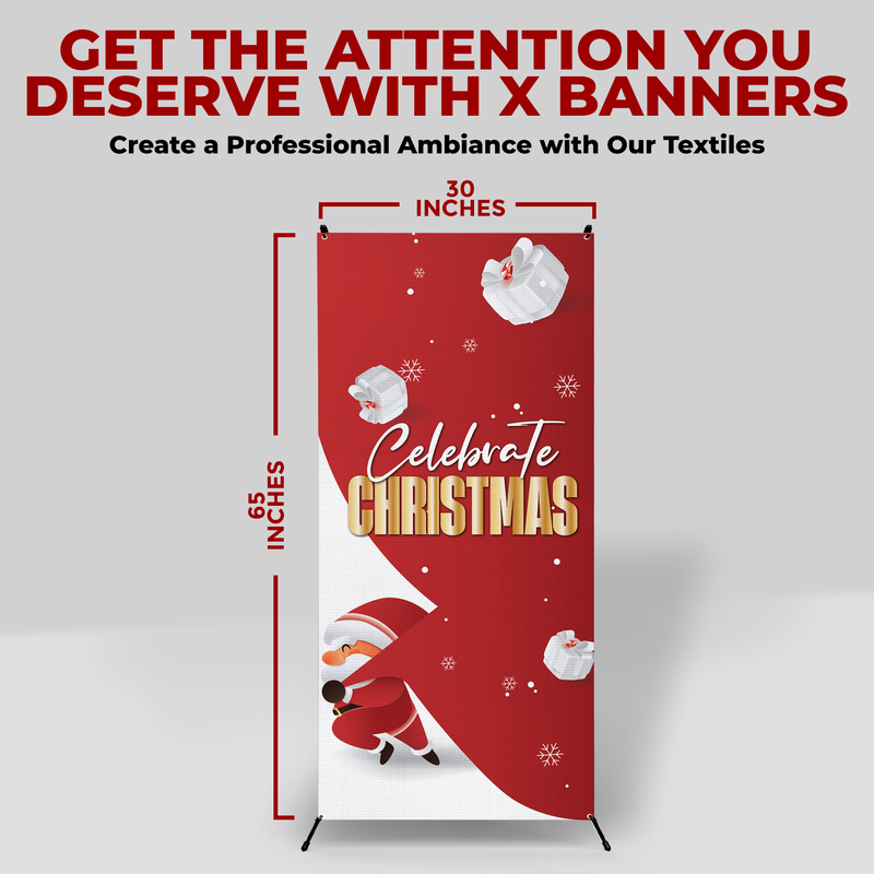CELEBRATE CHRISTMAS X-BANNER