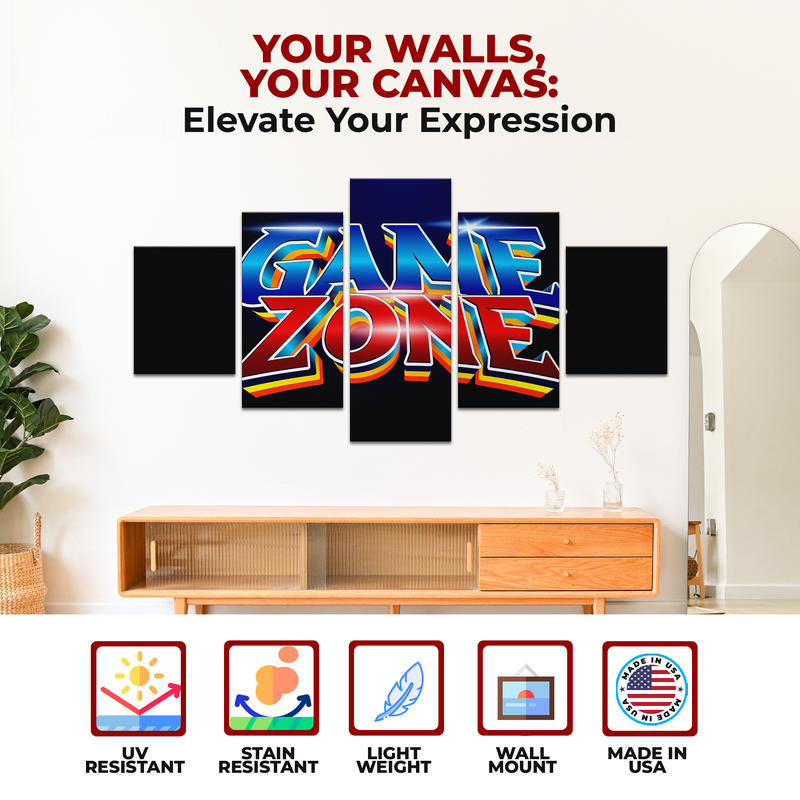 GAME ZONE WALL CANVAS