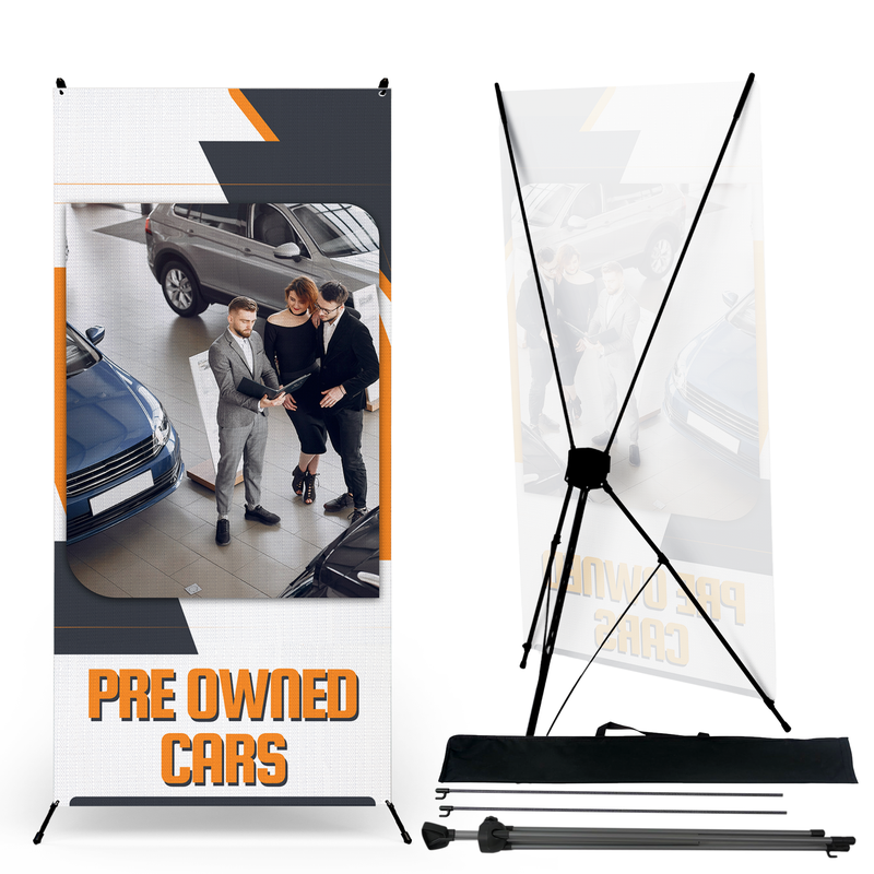 PRE OWNED CARS X-BANNER