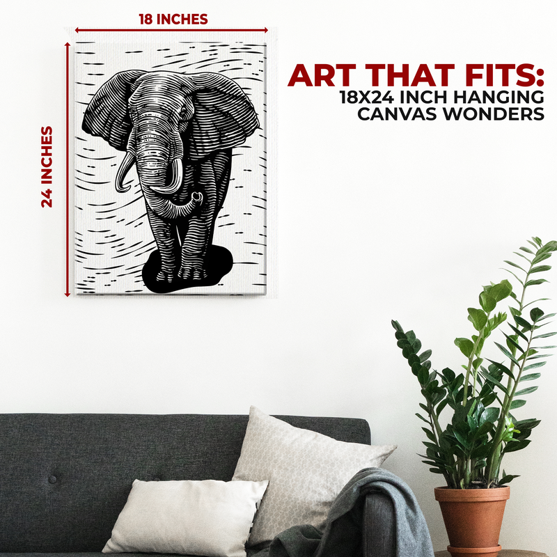 ELEPHANT CANVAS DECOR