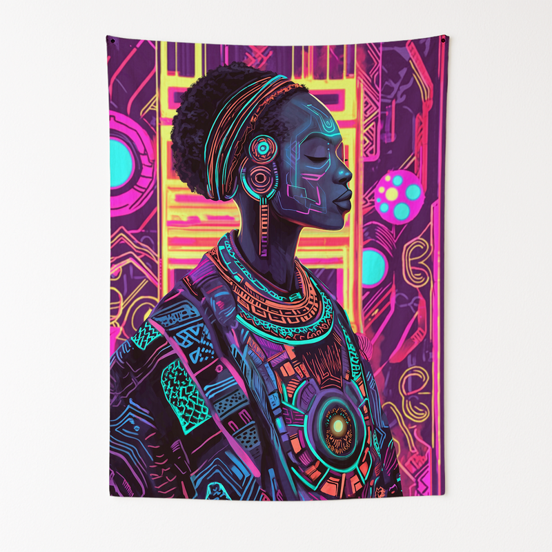 AFROFUTURISM: THE RISE WALL TAPESTRY